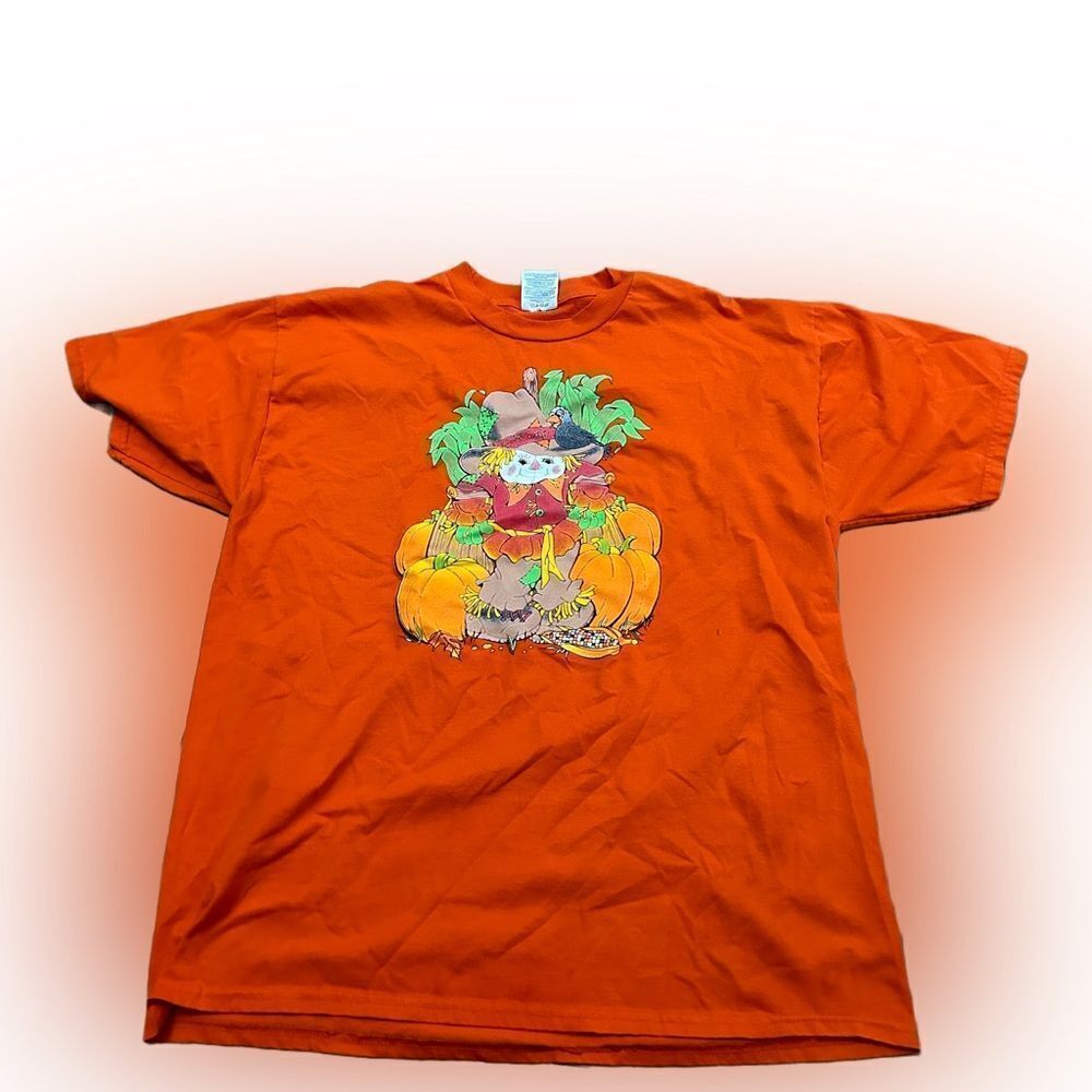 Vintage Halloween Fall Scarecrow T-shirt